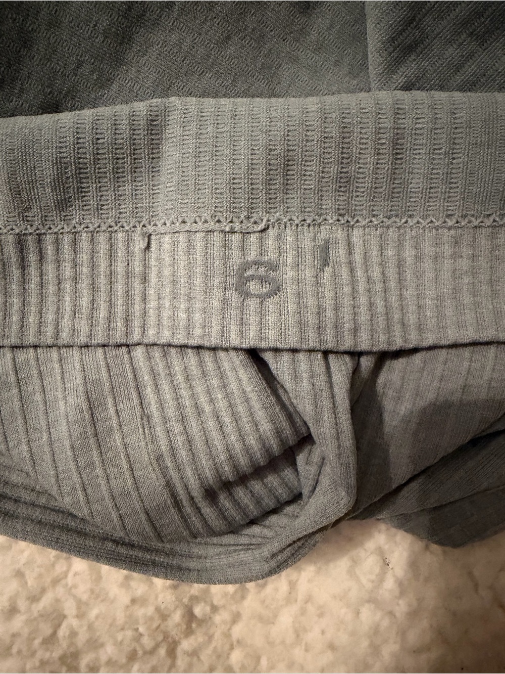 lululemon athletica Ebb To Street Ribbed Racerback Tank Top in Gray - Picture 5 of 5
